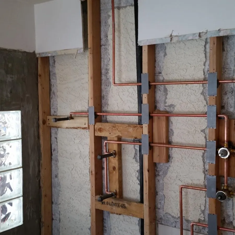 Copper pipe installation for Repiping in Jan Phyl Village